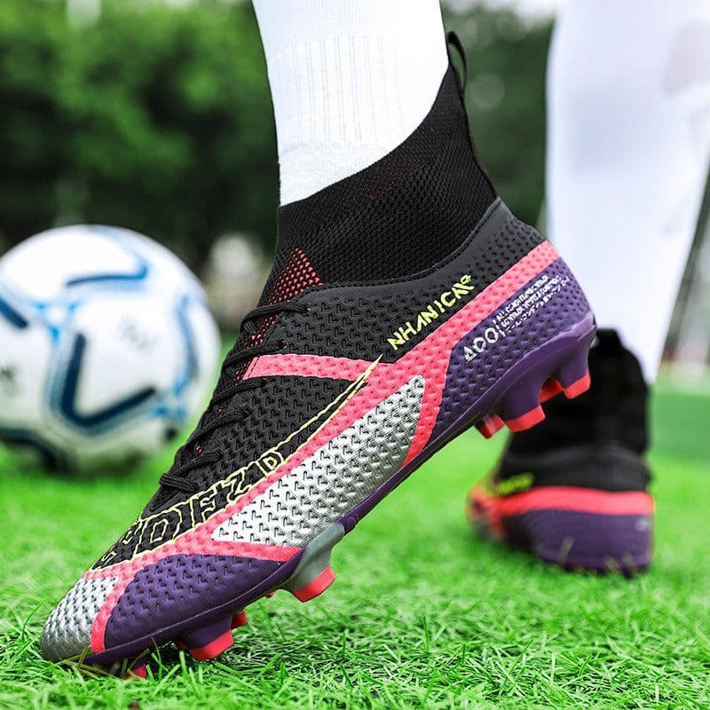 image-New Color High Top Soccer Shoes Men And Women Couples Same Style