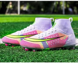 image-Men's New High Top Fashion Football Shoes