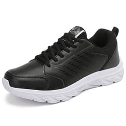 image-Plus Size Men's Waterproof Leather Sneakers