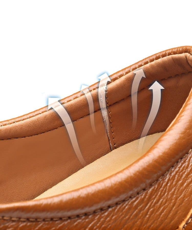 image-Leather Shoes Men's Autumn Men's Business Casual Leather Shoes Tendon Bottom Korean Men's Shoes