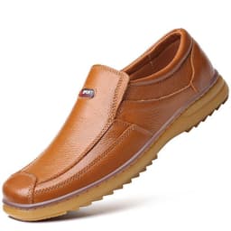 image-Leather Shoes Men's Autumn Men's Business Casual Leather Shoes Tendon Bottom Korean Men's Shoes