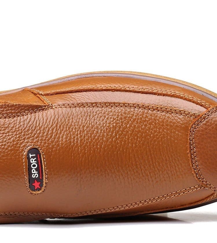 image-Leather Shoes Men's Autumn Men's Business Casual Leather Shoes Tendon Bottom Korean Men's Shoes