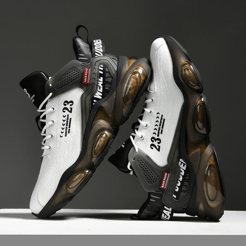 image-Men's Spring New High-top Basketball Shoes