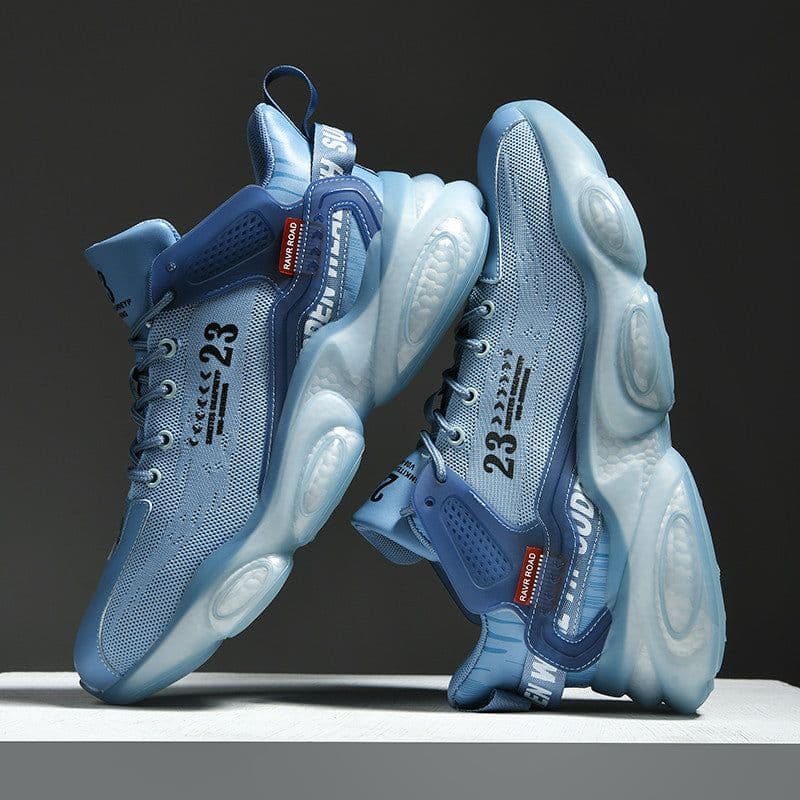image-Men's Spring New High-top Basketball Shoes