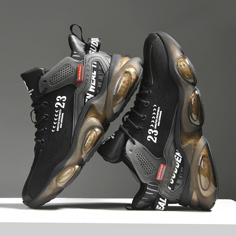image-Men's Spring New High-top Basketball Shoes