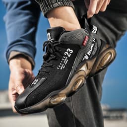 image-Men's Spring New High-top Basketball Shoes