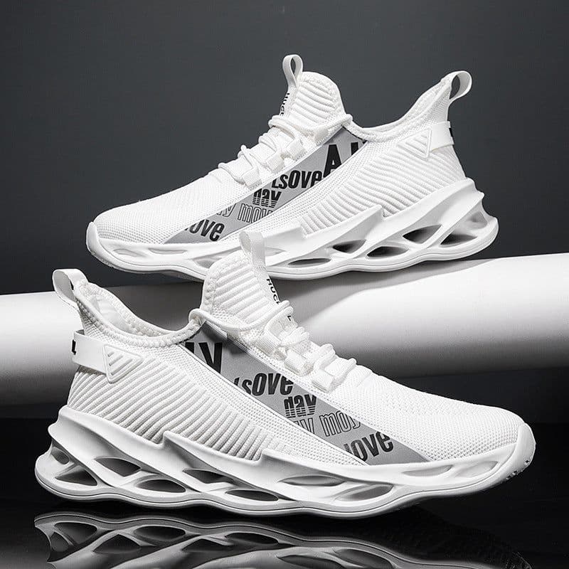 image-Men's Trendy Flying Woven Breathable Sneakers
