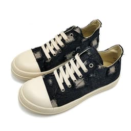 image-Trendy Ripped Denim Casual Canvas Men's Shoes