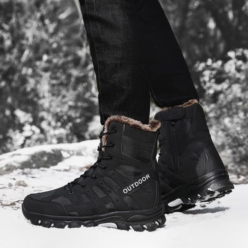 image-Men's Outdoor Mountaineering Tactical High Boots