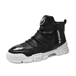 image-Autumn And Winter High-top Board Shoe Men's Boots High-top Shoes Motorcycle Boots