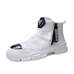 image-Autumn And Winter High-top Board Shoe Men's Boots High-top Shoes Motorcycle Boots