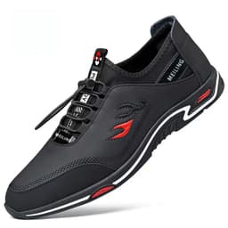 image-Summer New Men's Shoes Korean Style Men's Casual Shoes Lightweight Soft Sole Fashionable Men's Shoes Men's Sports Shoes