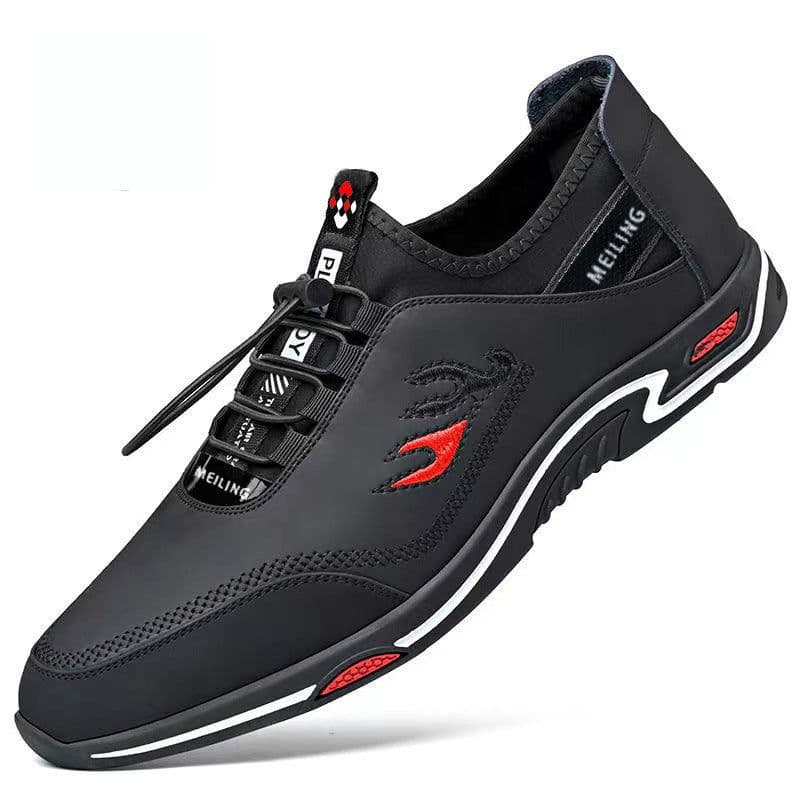 image-Summer New Men's Shoes Korean Style Men's Casual Shoes Lightweight Soft Sole Fashionable Men's Shoes Men's Sports Shoes