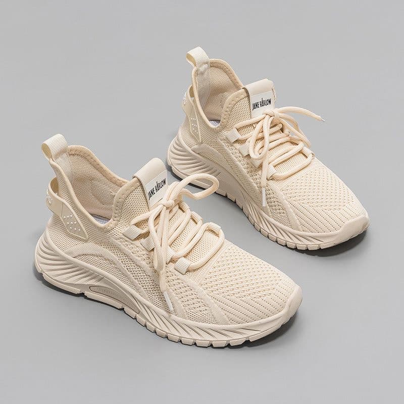 image-New Breathable Sports Student Casual All-match Heightening Lightweight Flying Woven Running Shoes