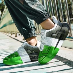 image-Men's And Women's Fashion Color Matching Heightening Platform Shoes