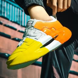image-Men's And Women's Fashion Color Matching Heightening Platform Shoes