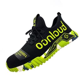 image-Indestructible Steel Toe Work Shoes For Men Letter Print Puncture Proof Sneakers