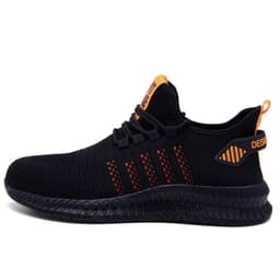 image-Work Safety Shoes Breathable Anti-Puncture Sneakers Men Air Cushion Indestructible Steel Toe Shoes