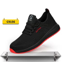 image-Indestructible Steel Toe Sneakers Men Women Lightweight Work Shoes Industrial Construction Shoes