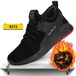 image-Indestructible Steel Toe Sneakers Men Women Lightweight Work Shoes Industrial Construction Shoes