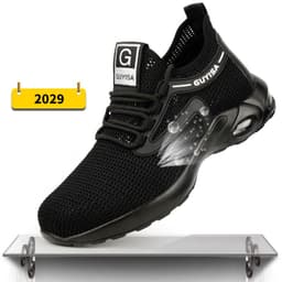 image-Indestructible Steel Toe Work Shoes Men Sneakers Fashion Air Cushion Safety Shoes