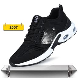 image-Indestructible Steel Toe Work Shoes Men Sneakers Fashion Air Cushion Safety Shoes