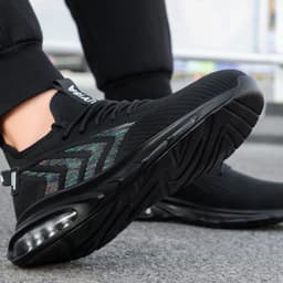 image-Indestructible Steel Toe Work Shoes Men Sneakers Fashion Air Cushion Safety Shoes