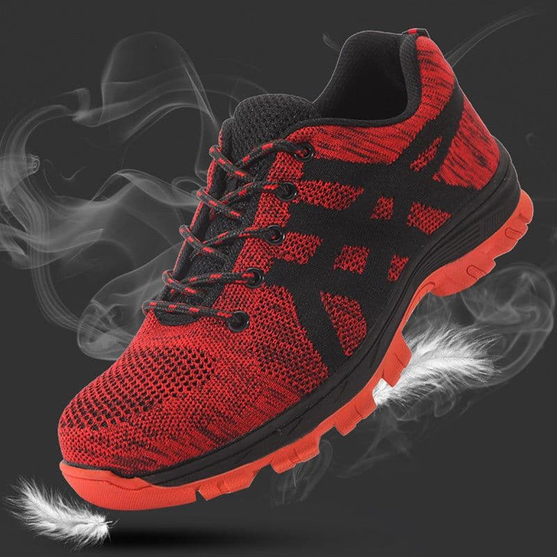 image-Safety Work Shoes Indestructible Steel Toe Anti-puncture Sneakers