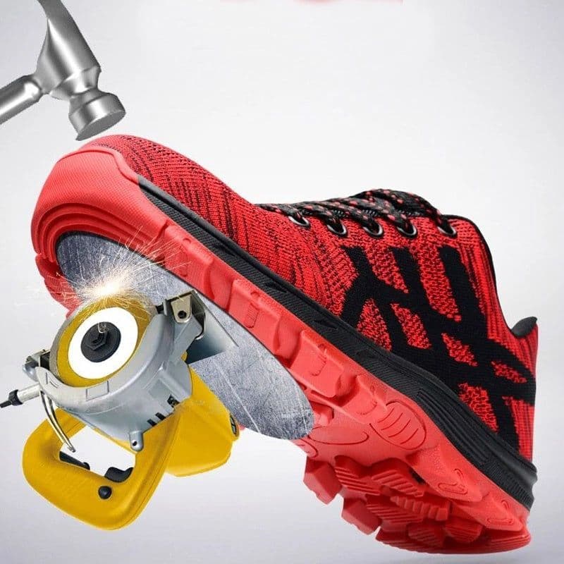 image-Safety Work Shoes Indestructible Steel Toe Anti-puncture Sneakers