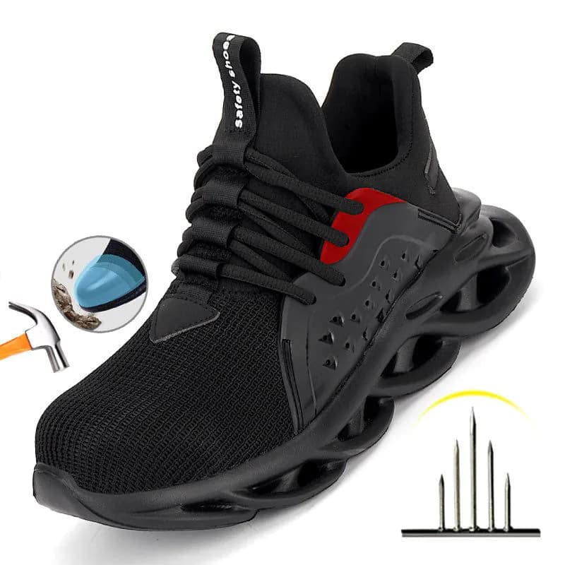 image-Indestructible Work Shoes Sneakers Men Anti-puncture Safety Shoes