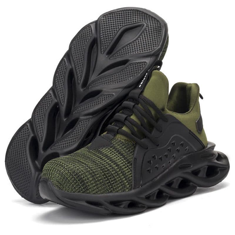 image-Indestructible Work Shoes Sneakers Men Anti-puncture Safety Shoes