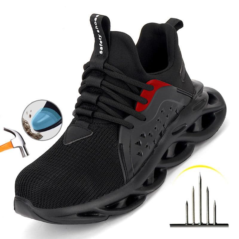 image-Indestructible Work Shoes Sneakers Men Anti-puncture Safety Shoes