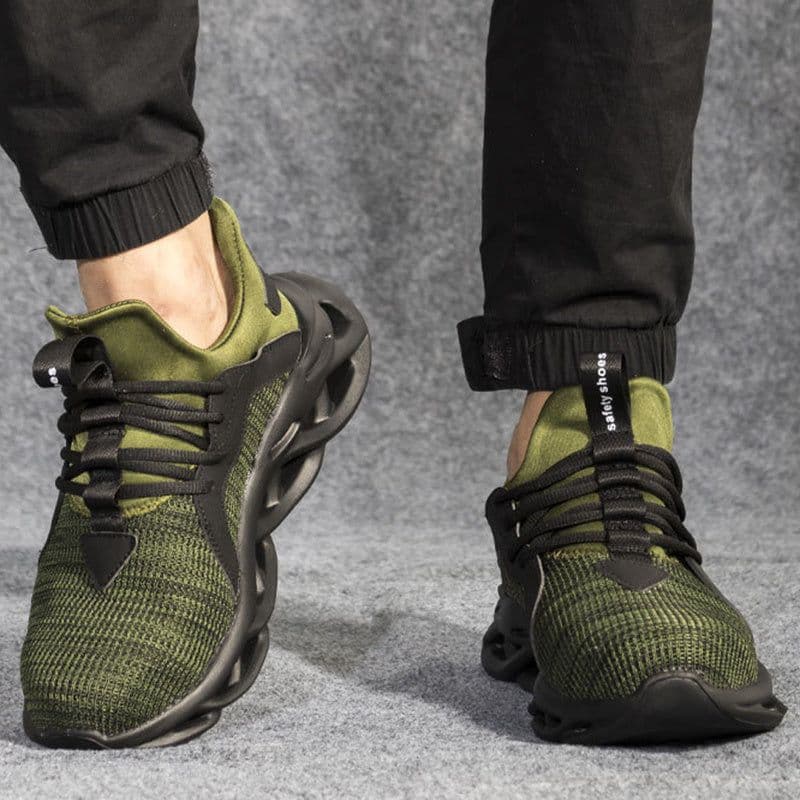 image-Indestructible Work Shoes Sneakers Men Anti-puncture Safety Shoes