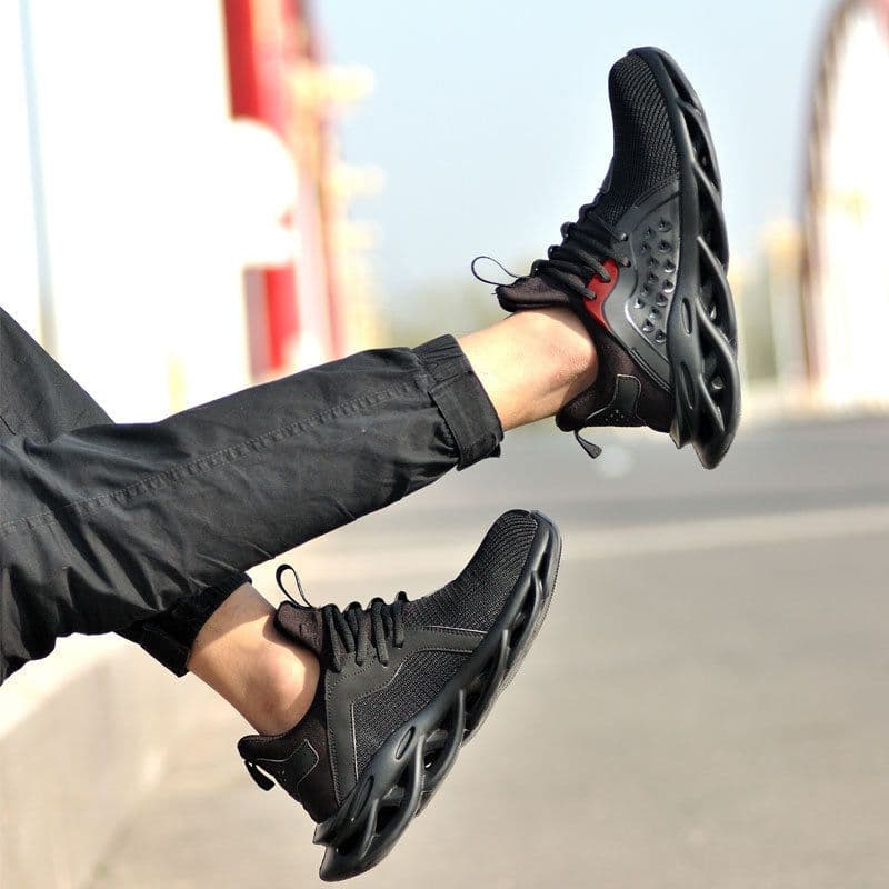 image-Indestructible Work Shoes Sneakers Men Anti-puncture Safety Shoes
