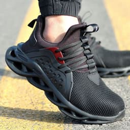 image-Indestructible Work Shoes Sneakers Men Anti-puncture Safety Shoes
