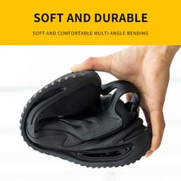 image-Men's Anti-smash And Anti-puncture Steel Toe High-top Safety Shoes