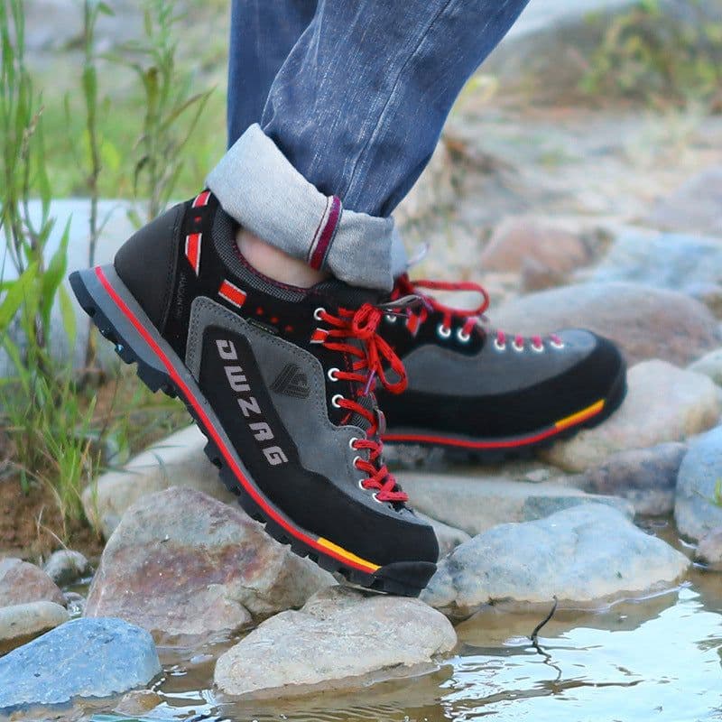 image-Lace Up Breathable Hiking Shoes For Men
