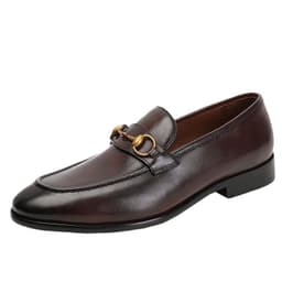 image-Men's Fashion British Vintage Horsebit Loafers