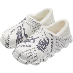 image-Thick Soled Non Slip Men's Indoor Home Cotton Shoes
