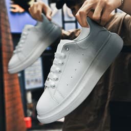 image-Gradual Color Small White Casual Sports Shoes For Men