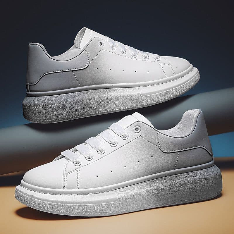 image-Gradual Color Small White Casual Sports Shoes For Men