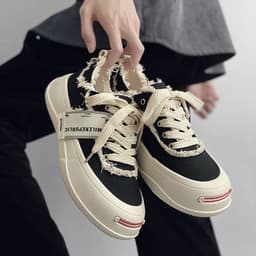 image-Leisure Sen Hong Kong Style Canvas Men's Shoes Trend