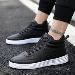 image-High Top Shoes Hip Hop Fashion