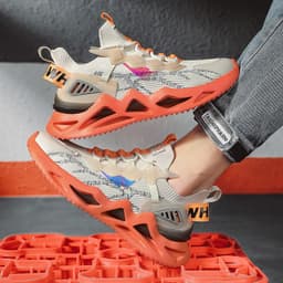 image-Mesh Breathable Sneakers Casual Men Shoes