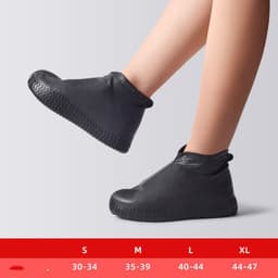 image-Children's Shoe Cover Silicone Anti-skid