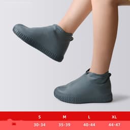 image-Children's Shoe Cover Silicone Anti-skid