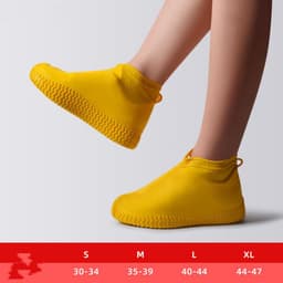image-Children's Shoe Cover Silicone Anti-skid