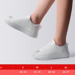 image-Children's Shoe Cover Silicone Anti-skid