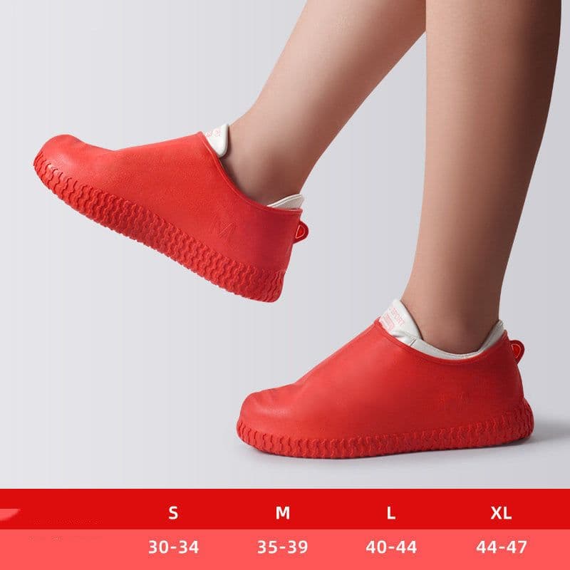 image-Children's Shoe Cover Silicone Anti-skid