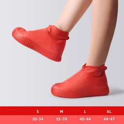 image-Children's Shoe Cover Silicone Anti-skid